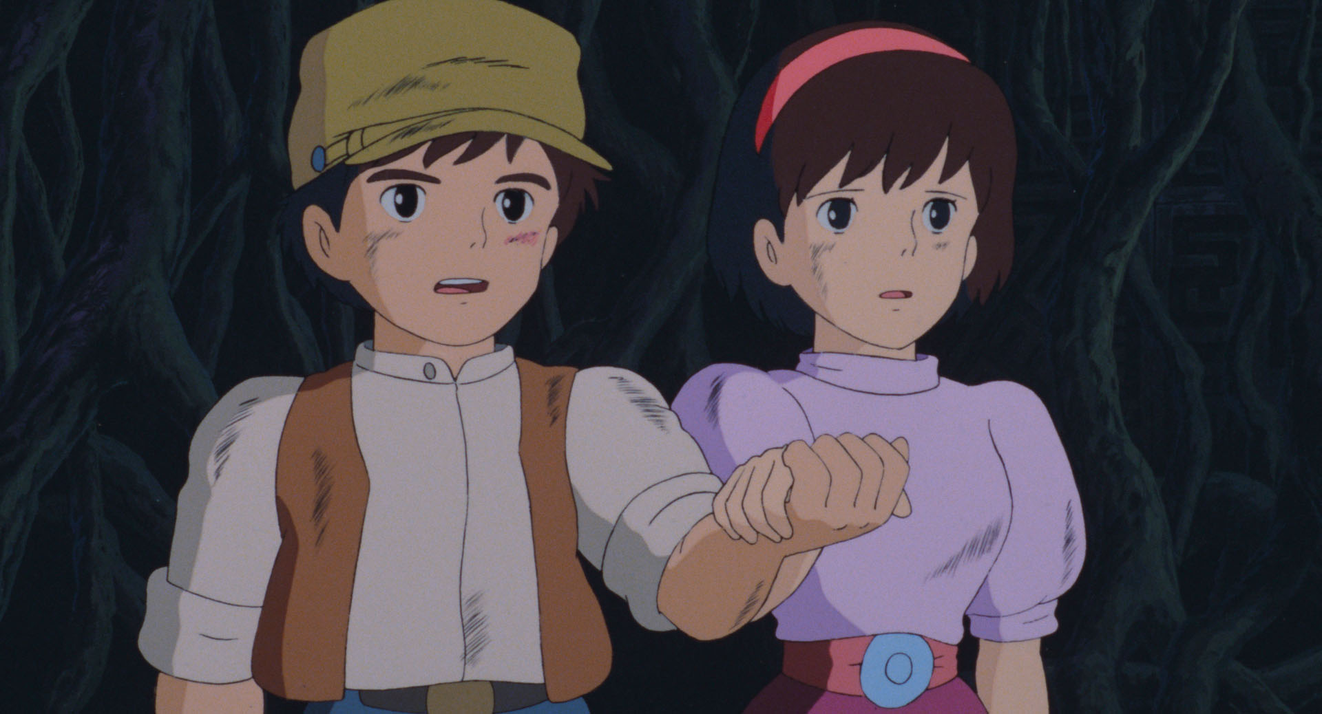 「天空の城ラピュタ」 のパズーとシータで 「バルス」 (C)1986 Studio Ghibli