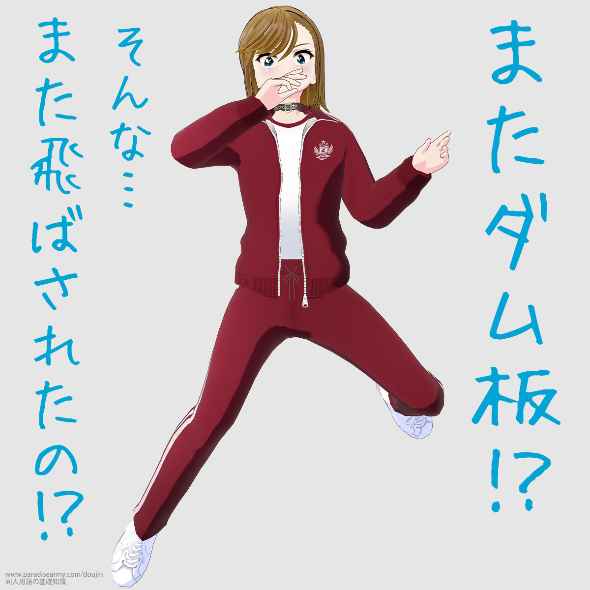 またダム板!? そんな…また飛ばされたの!?  (寐津菟かき子)